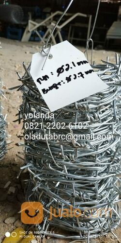 Kawat duri elektroplating 30m