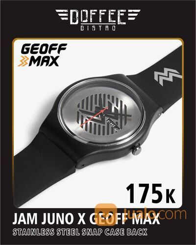 Juno x Geoff Max Official - Eclem Black | Jam Tangan | Watch Unisex