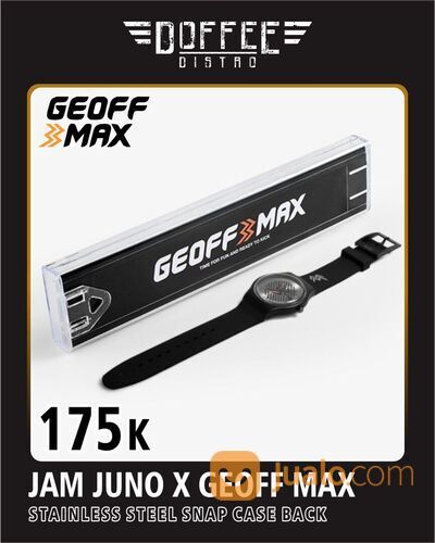 Juno x Geoff Max Official - Eclem Black | Jam Tangan | Watch Unisex