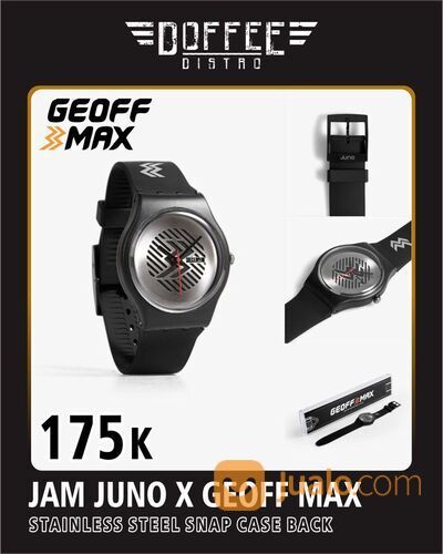 Juno x Geoff Max Official - Eclem Black | Jam Tangan | Watch Unisex