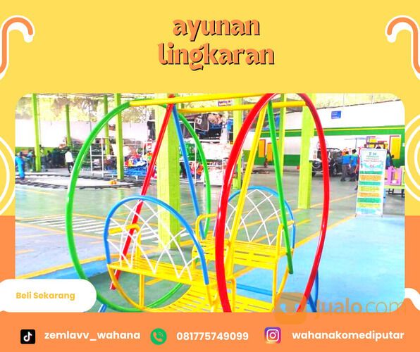 wahana mainan anyunan lingkaran