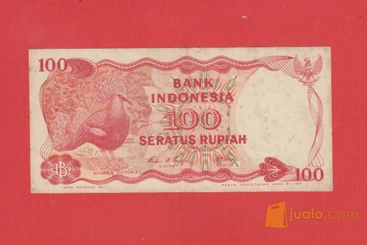 UK1.UANG KERTAS 100 RUPIAH INDONESIA TAHUN 1984 UNTUK MAHAR NIKAH ATAU KOLEKSI