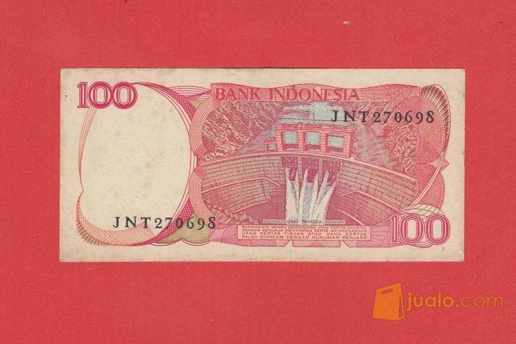 UK1.UANG KERTAS 100 RUPIAH INDONESIA TAHUN 1984 UNTUK MAHAR NIKAH ATAU KOLEKSI