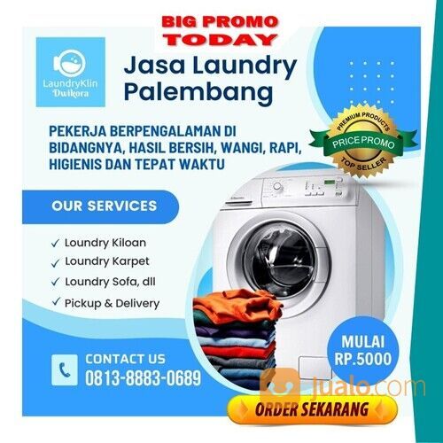 Laundry Kiloan Dekat Sini Ilir Barat I Palembang