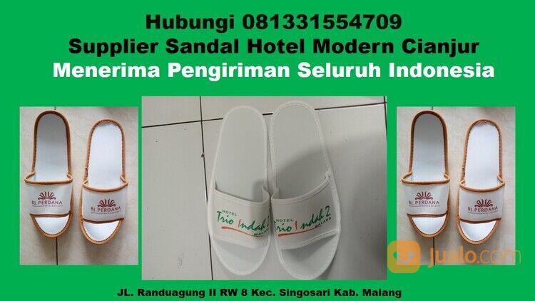 Hubungi 081331554709 - Distributor Sandal Hotel Cianjur