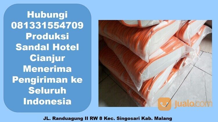 Hubungi 081331554709 - Distributor Sandal Hotel Cianjur