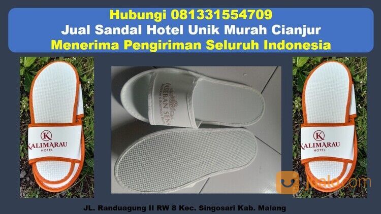 Hubungi 081331554709 - Distributor Sandal Hotel Cianjur