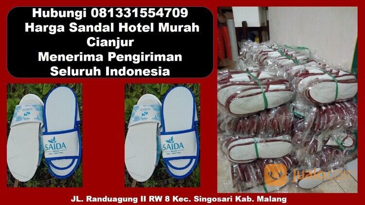 Hubungi 081331554709 - Distributor Sandal Hotel Cianjur