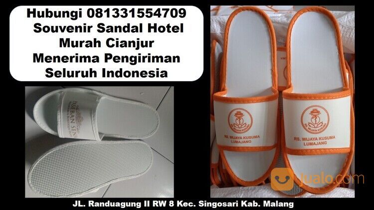 Hubungi 081331554709 - Distributor Sandal Hotel Cianjur