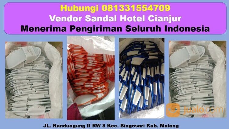Hubungi 081331554709 - Distributor Sandal Hotel Cianjur