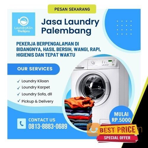 Laundry Kiloan Express Terdekat Bukit Kecil Palembang