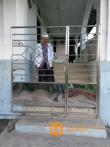 Pintu gerbang stainless 201