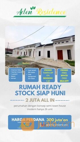Aden Residence rumah tanpa DP rumah ready stock siap huni di bogor tajurhalang