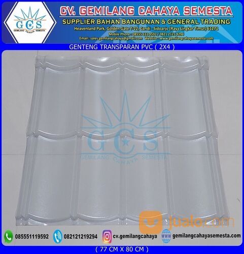 Genteng Transparan PVC 2x4