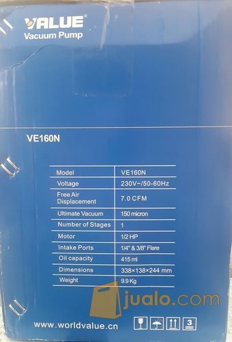 Alat Vacum Kompresor 1/2 PK / Vacuum Pump Value VE 160 N
