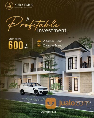 Rumah Modern Strategis 300 Jutaan di AURA PARK Malang