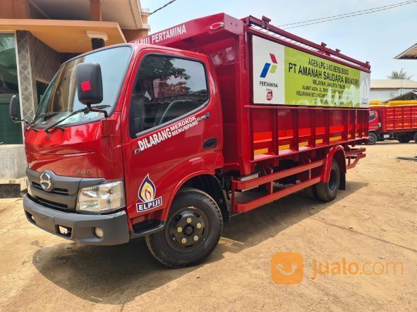 Hino Dutro Euro 4 115 LD 6 Ban, Light Truk spesialis angkutan LPG 3 Kg