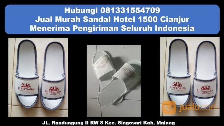 Hubungi 081331554709 - Supplier Sandal Hotel Dan Handuk Hotel Cianjur
