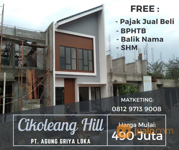 Cikoleang Hill, Rumah Murah Suradita dekat Stasiun Cisauk Tangerang