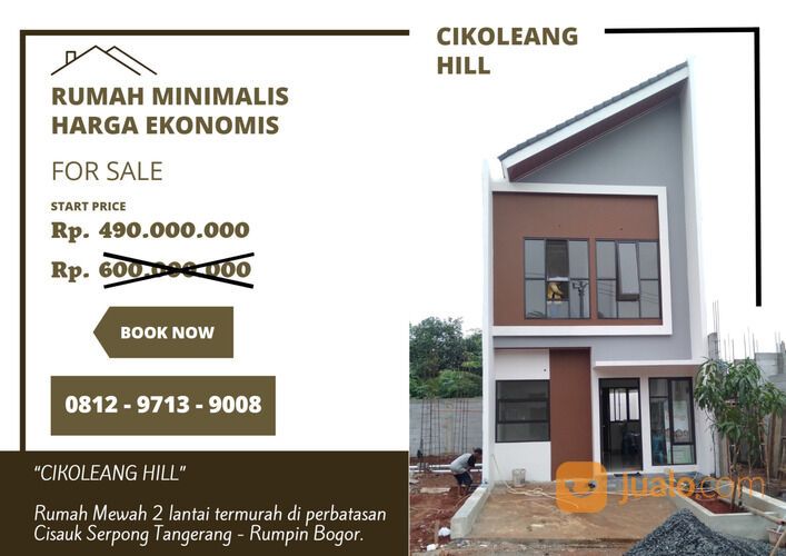 Cikoleang Hill, Rumah Murah Suradita dekat Stasiun Cisauk Tangerang