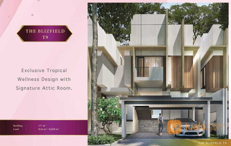 The Blizfield Rumah Cantik Keren Idaman Keluarga in BSD City