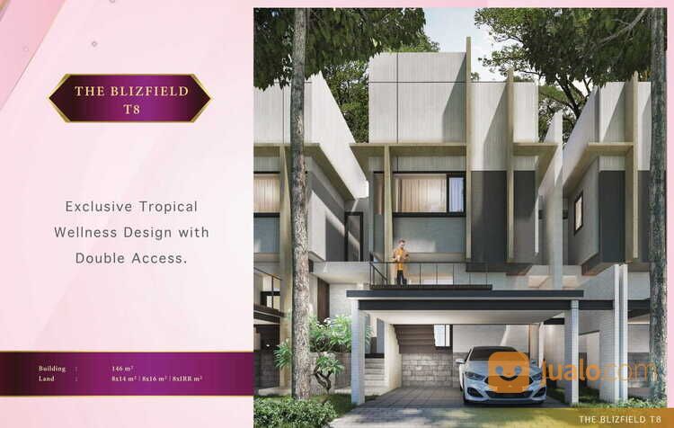 The Blizfield Rumah Cantik Keren Idaman Keluarga in BSD City
