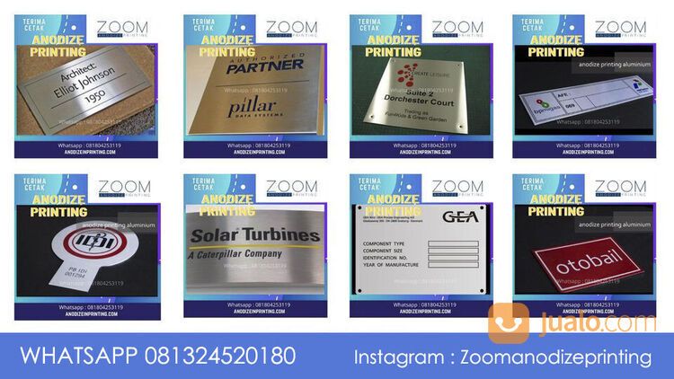 zoom anodize printing