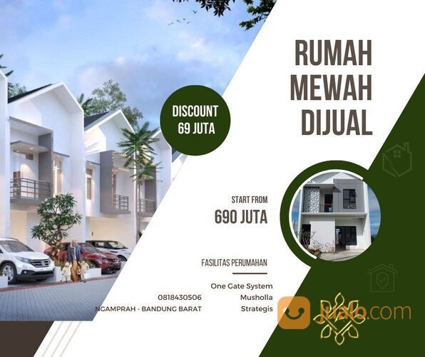 PERUMAHAN MURAH BANDUNG BARAT KBB - DP 15 JUTA SAMPAI TERIMA KUNCI