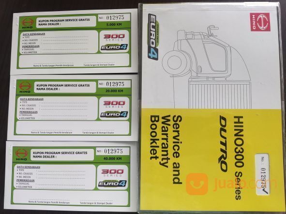 Hino Dutro Euro 4 115 SDL, Truck 4 Ban Dengan Panjang Box Hingga 5 M (Kondisi Baru)