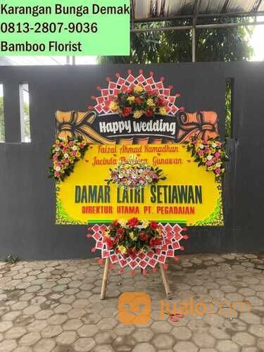 0813-2807-9036 Bamboo Florist, Papan Bunga Grand Opening Demak Terpercaya (daerah Mijen, Demak)