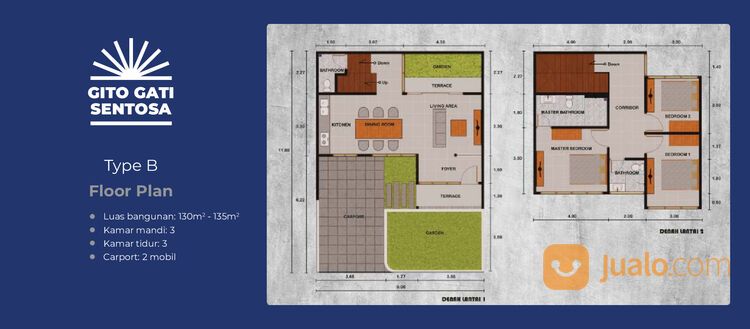 Perumahan Baru one gate sistem jalan Gito gati