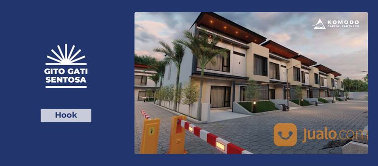 Perumahan Baru one gate sistem jalan Gito gati