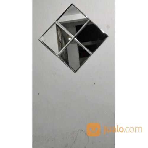 Kaca cermin Bevel 20 x 20 cm TB 3mm - hiasan dinding - Cermin kaca
