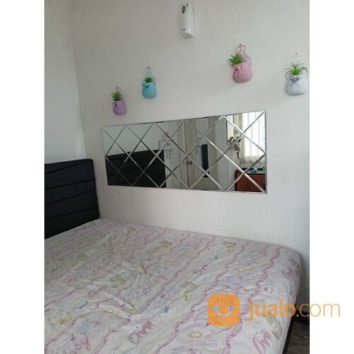 Kaca cermin Bevel 20 x 20 cm Persegi Tebal 3mm - Cermin hiasan dinding - Cermin kaca - kacabevel