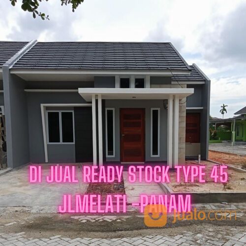 ready stock 4 unit type 45 di jl melati dekat unri dan stadion