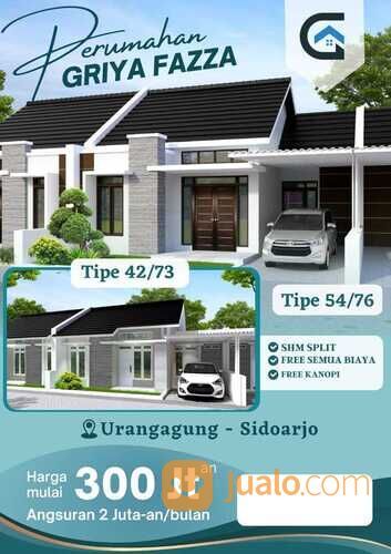 Rumah Murah DP Ringan Griya Fazza Strategis di Sidoarjo