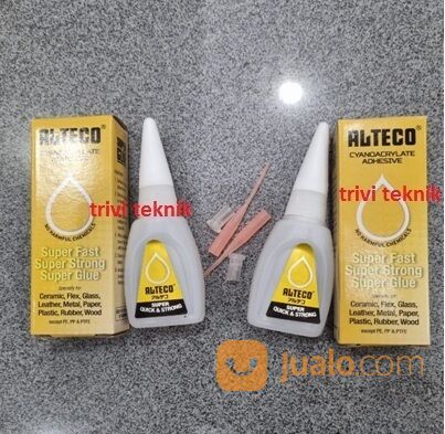 lem alteco cyanoacrylate adhesive, instant power glue korea G perekat