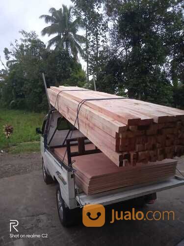 Balok blandaran kayu waru mahoni sengon triplek usuk waru sengon