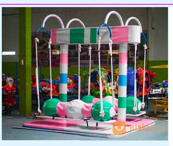 playground wahana bermain anak rainbow slide