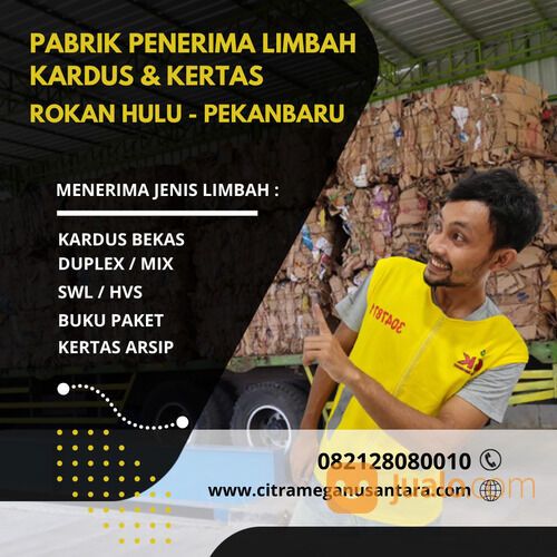 KAMI BELI LIMBAH KARDUS BEKAS HARGA TINGGI PEKANBARU