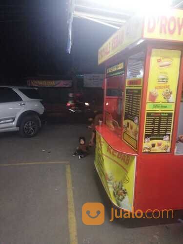 Roda Gerobak Kebab Full Besi Grade A Double Canopy Kokoh Anti Badai