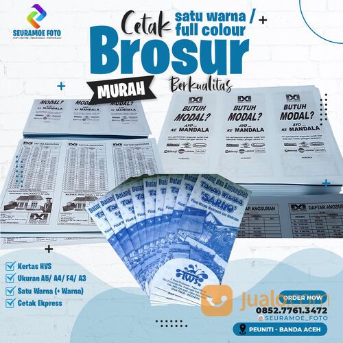 Cetak Brosur Promosi Murah di Banda Aceh