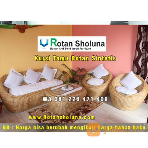 Sofa Rotan Sintetis Outdoor Kab. Kep. Seribu | 081-226-471-409 Rotan Sholuna Furniture