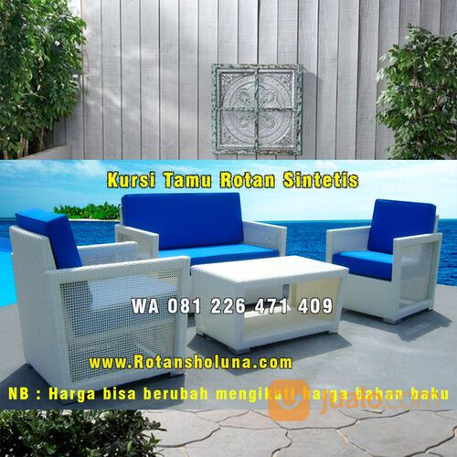 Sofa Rotan Sintetis Outdoor Kab. Kep. Seribu | 081-226-471-409 Rotan Sholuna Furniture
