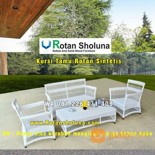 Sofa Rotan Sintetis Outdoor Kab. Kep. Seribu | 081-226-471-409 Rotan Sholuna Furniture
