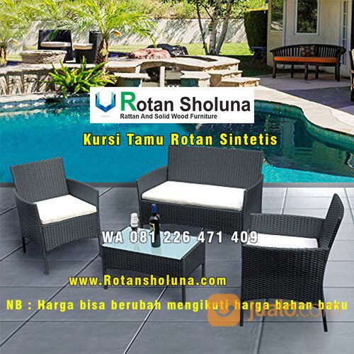 Sofa Rotan Sintetis Outdoor Kab. Kuningan | 081-226-471-409 Rotan Sholuna Furniture