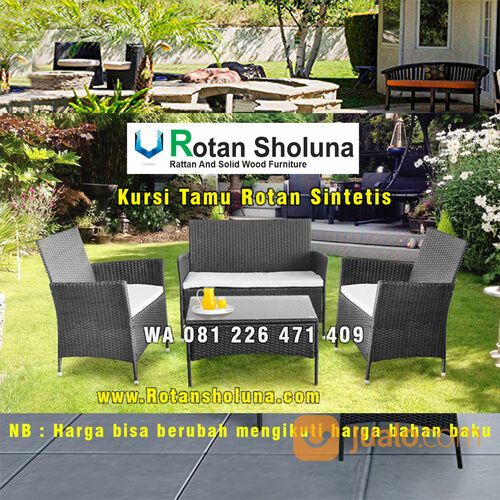 Sofa Rotan Sintetis Outdoor Kab. Kuningan | 081-226-471-409 Rotan Sholuna Furniture