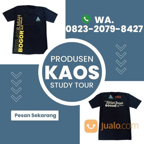 LANGSUNG KONVEKSI, WA 0823–2079–8427, Kaos Study Tour Bandung Timur