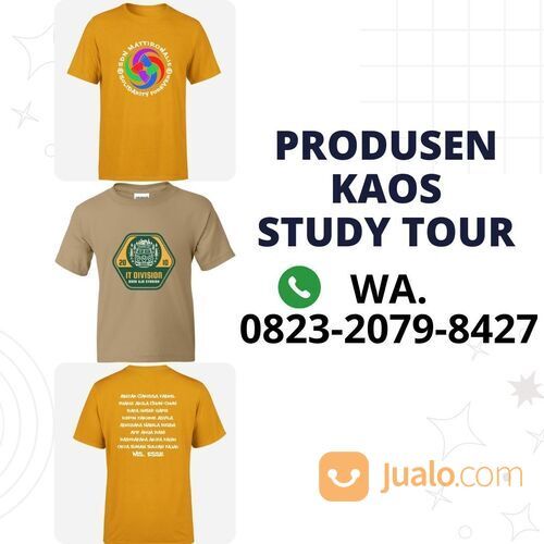 LANGSUNG KONVEKSI, WA 0823–2079–8427, Kaos Study Tour Bandung Timur