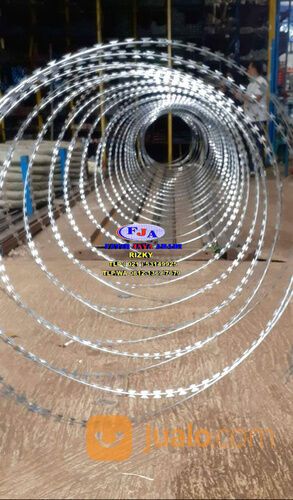 pagar brc,pagar bandara,kawat harmonika,kawat silet,kawat duri